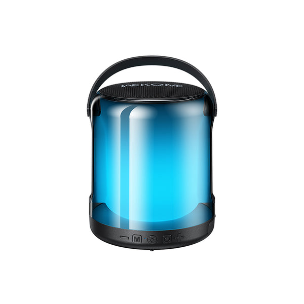 8W HiFi Bluetooth Speaker with RGB Lights, Portable Desktop Party Box