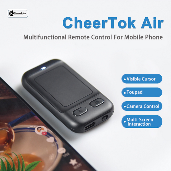 CheerTok Air Mouse Singularity Mobile Phone Smart Remote Control Bluetooth Wireless Multi-Function Touch Pad For TikTok Control
