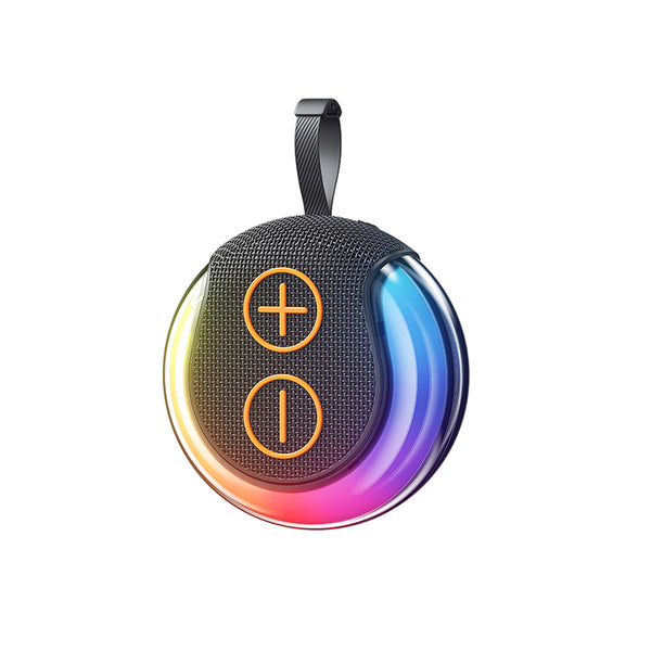 Waterproof Bluetooth Speaker with RGB Light,TWS Portable Mini Sound Box