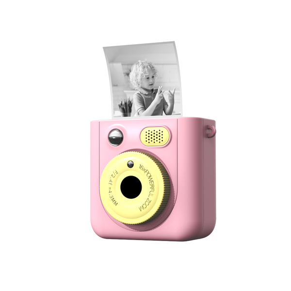 Fun One-Click Printing Children Camera Kids Gift Set with 32GB SD Card