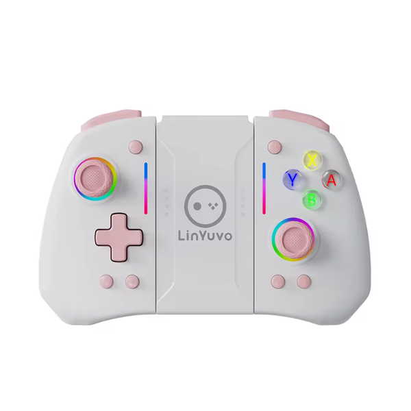 Meteor Light Hall Effect Gamepad-Crystal Buttons,Gyro/Turbo for Switch/PC/Android/iOS