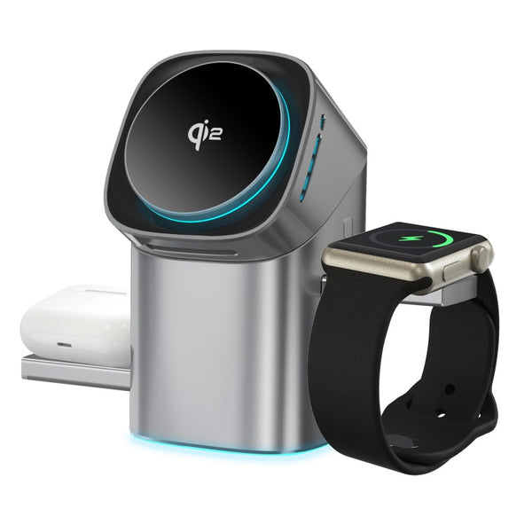 HIgh Grade QI2 Wireless Charger 3 in 1