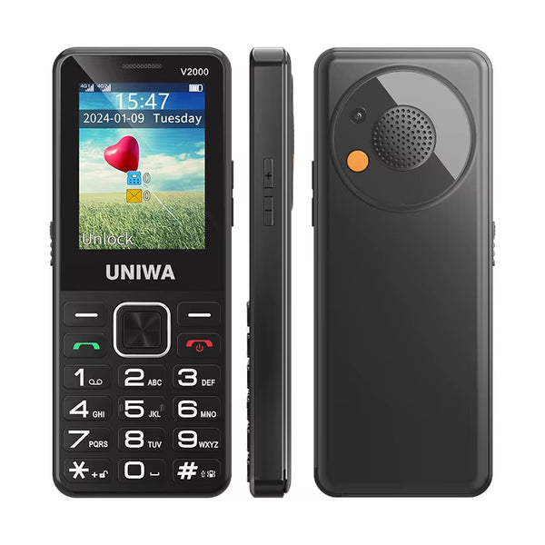 UNIWA V2000 Elder Keypad Phone 2.4 Inch Elder Phone