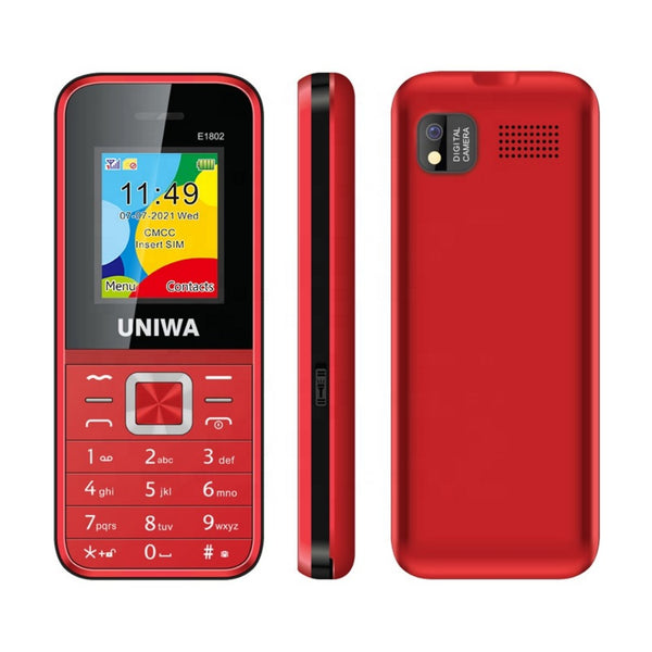 UNIWA E1802 Dual Sim Card Cheap Mobile Phone with Torch
