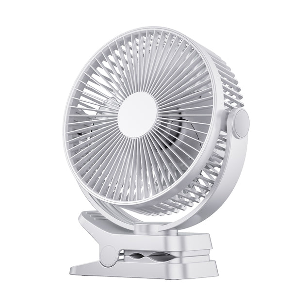 Clip on Fan 8-inch - 12000mAh Mini Desk Fan Rechargeable Hanging fan with 5 Speeds Strong Airflow,Quiet Person fan